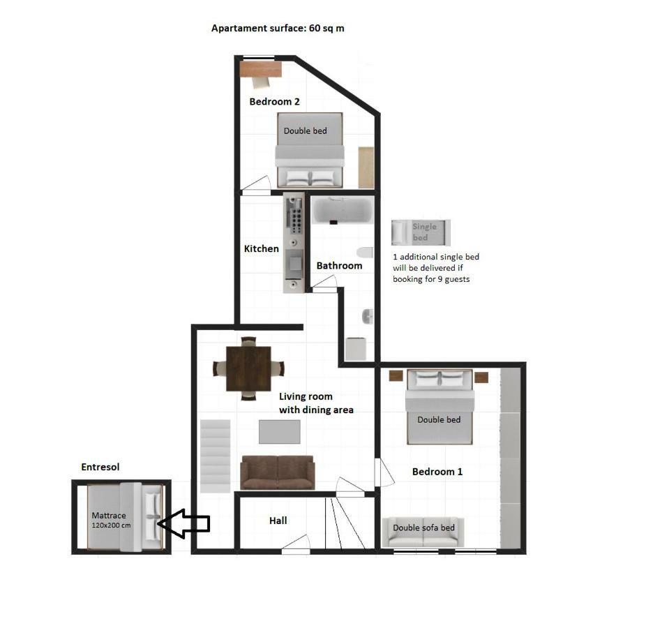 Stylish 2 Bedroom Apartment Morsztynowska Street Krakkó Kültér fotó